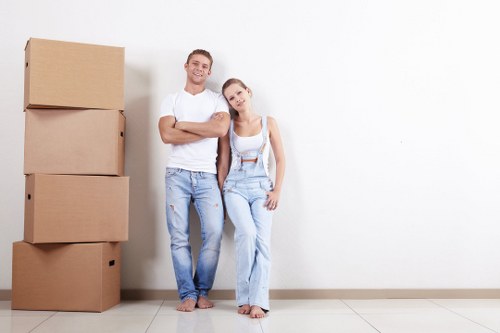 Man and van service helping with a Brixton home move near local flats