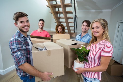 Local movers preparing a Brixton home relocation
