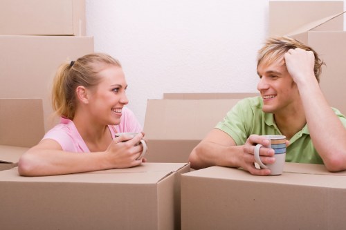 Furniture and household items prepared for charity donation