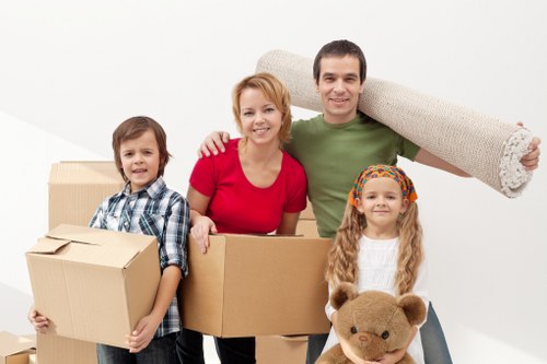 Residential flat move support in Brixton with careful lifting