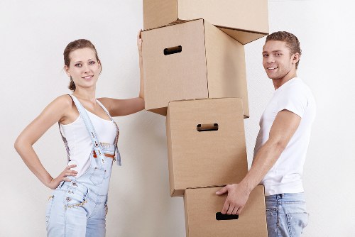 Commercial removals support for a Brixton business